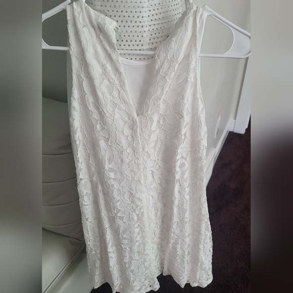 White Lace Dress - Picture 2 of 4